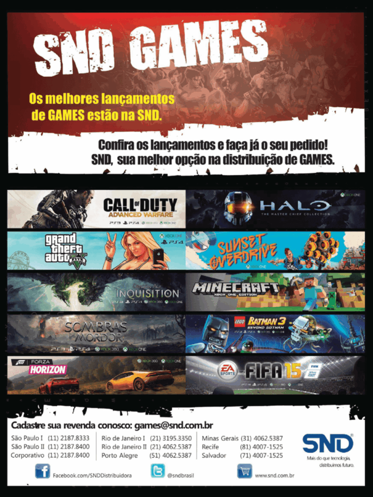Propaganda SND Games - PlayStation 198 - 2014