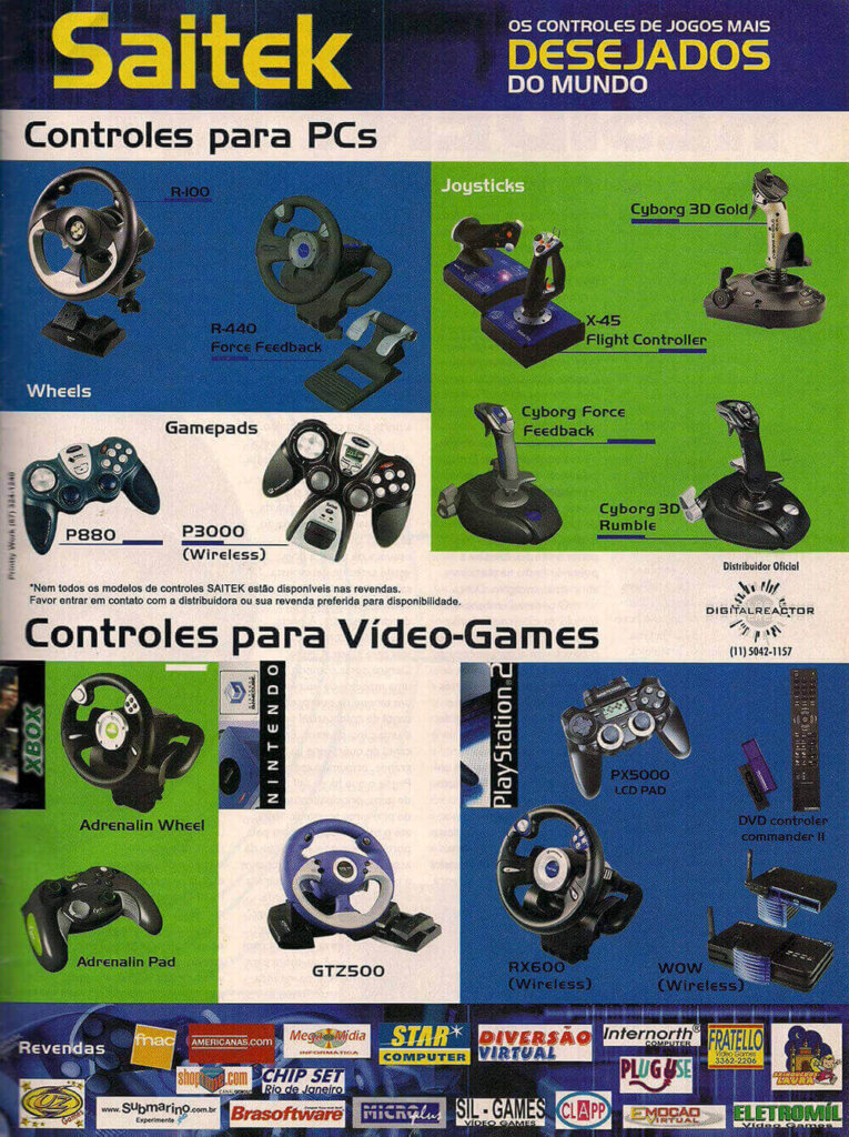 Propaganda Saitek - Videogame Expert 02 - 2003