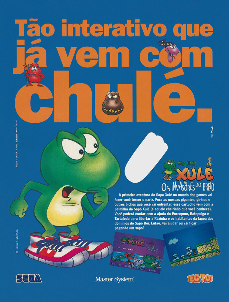 Propaganda Sapo Chulé - Ação Games 84 - 1995