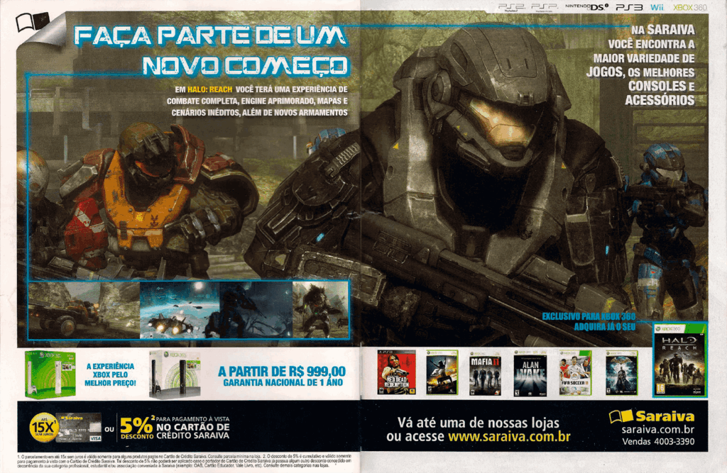 Propaganda Saraiva - EGW 105 - 2010