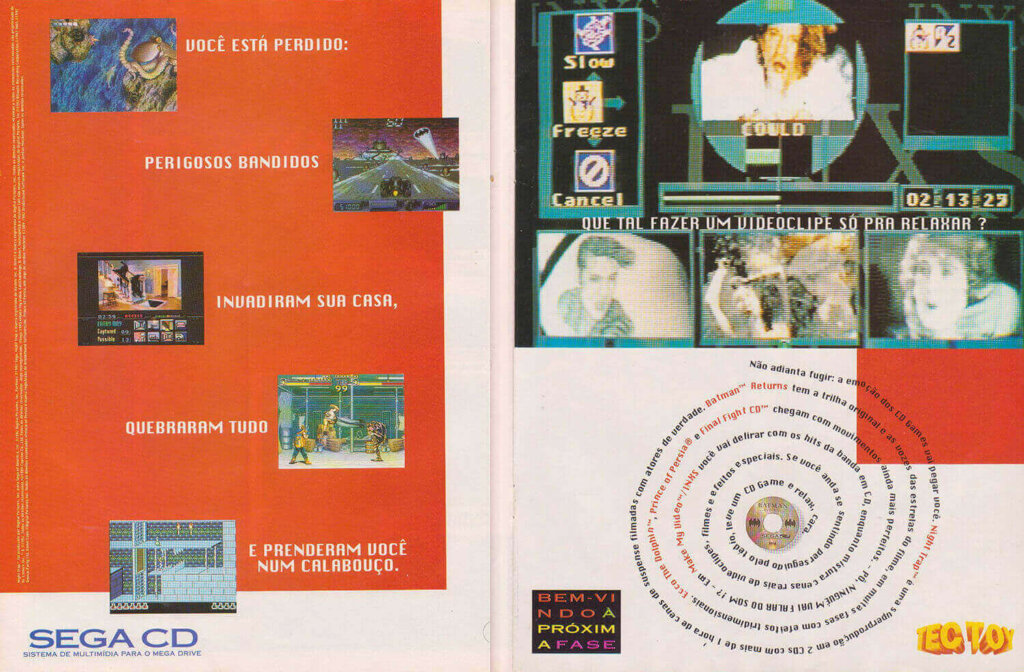 Propaganda Sega CD - SuperGame 28 - 1993