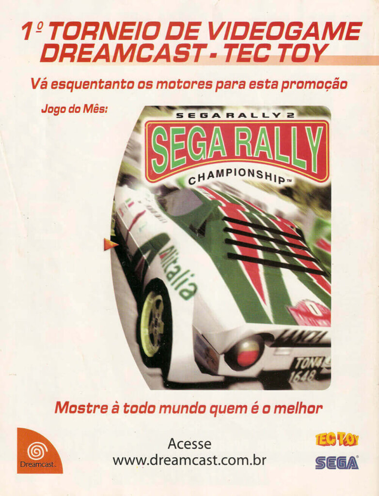 Propaganda Sega Rally 2 - SuperGamePower 86 - 2001