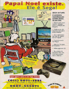 Propaganda Sega Saturn - Jornal Sega Club - Sega Mania 24 - 1997