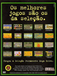 Propaganda Seleção Permanente Mega Drive - Gamers 41 - 1999