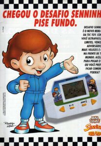 Propaganda Senninha Mini Game - Ação Games 55 - 1994