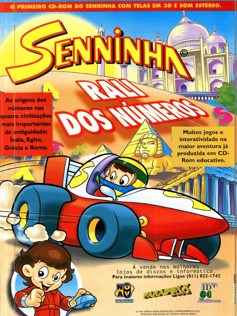 Propaganda Senninha - Revista do CD-Rom 18 - 1997