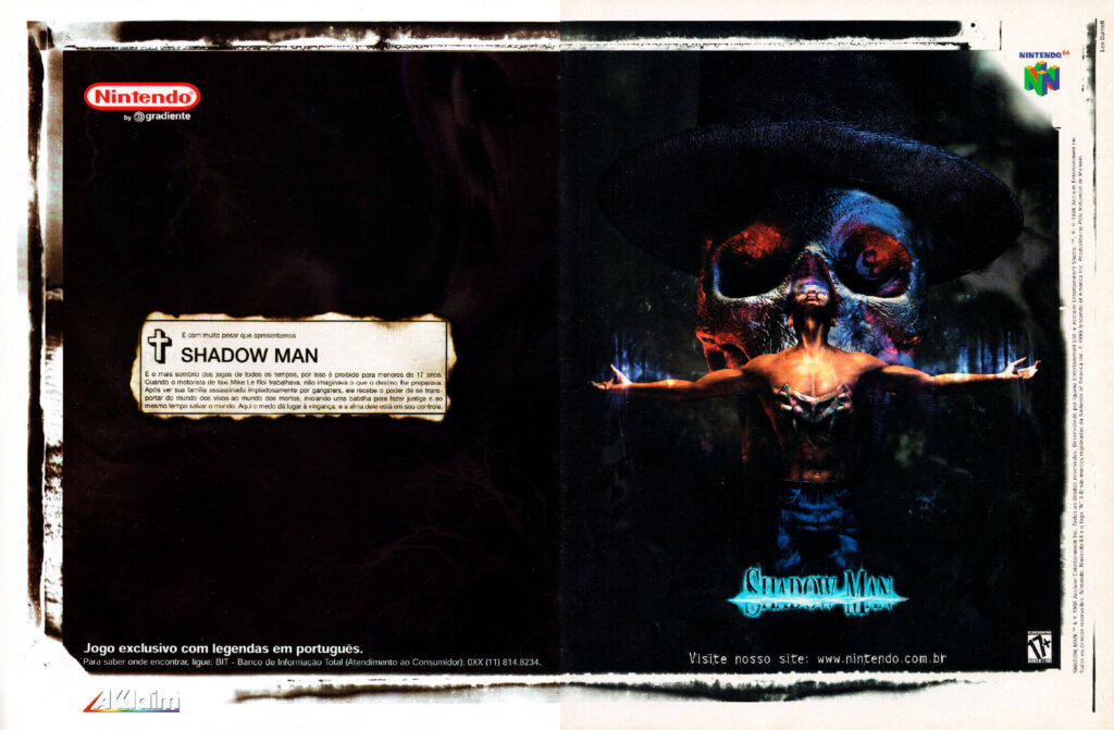 Propaganda Shadow Man - Nintendo World 12 - 1999