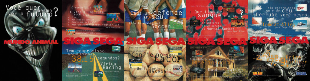 Propaganda Siga Sega - Ação Games 67 - 1994
