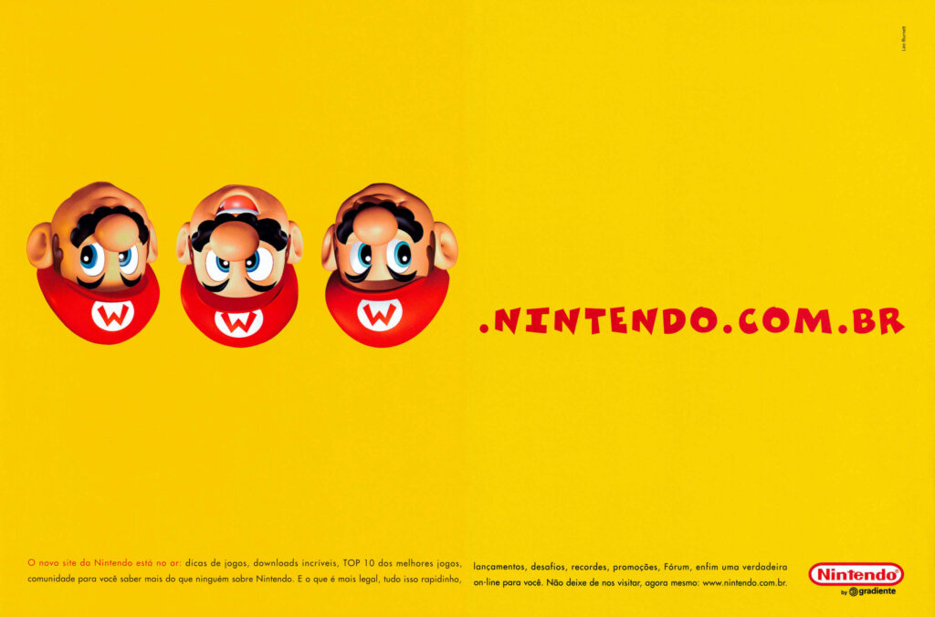 Propaganda Site Nintendo - Nintendo World 18 - 2000