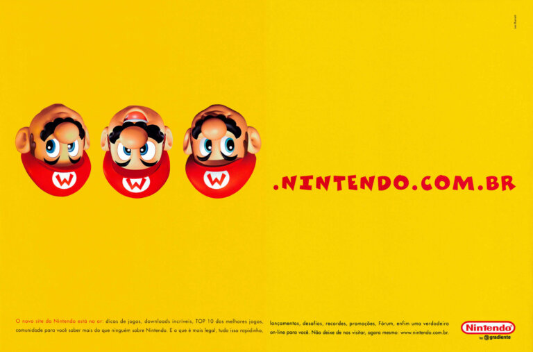 Propaganda Site Nintendo - Nintendo World 18 - 2000