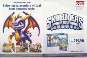 Propaganda Skylanders Spyro's Adventure (Fast Shop) - Nintendo World 162 - 2012