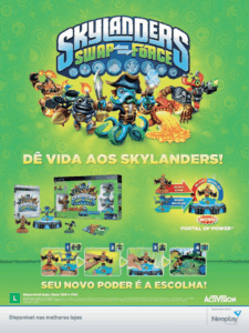 Propaganda Skylanders Swap Force - PlayStation 184 - 2013