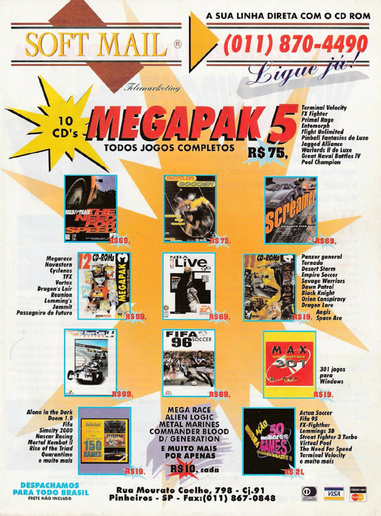 Propaganda Soft Mail - Computer Games 26A - 1996