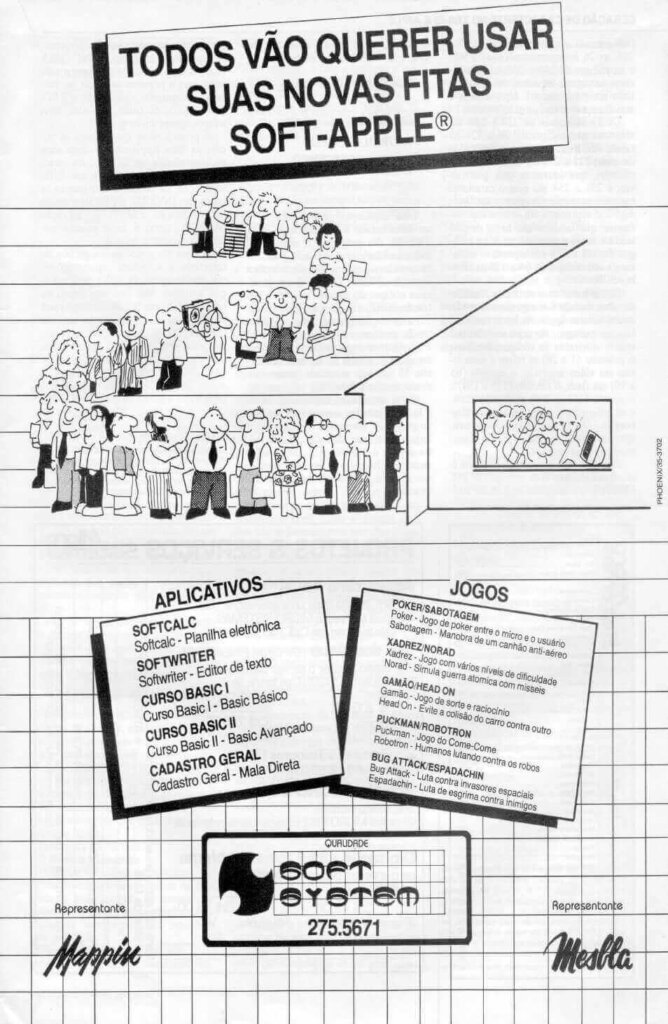 Propaganda Soft System - Micro Sistemas 64 - 1987