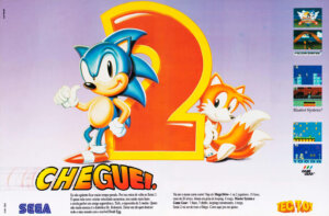 Propaganda Sonic 2 - Ação Games 24 - 1992
