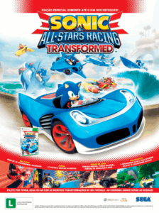 Propaganda Sonic & All-Star Racing Transformed - Xbox 360 73 - 2012