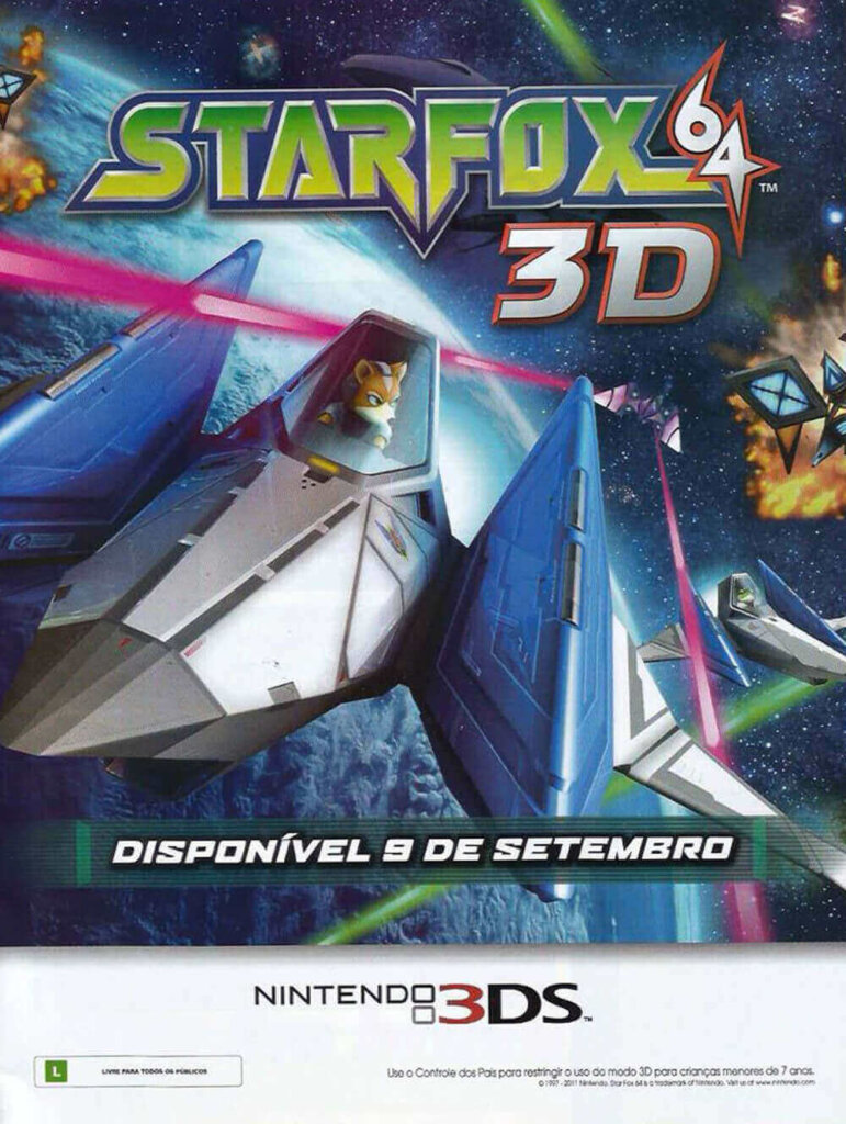 Propaganda Star Fox 64 3D - Nintendo Collection 01 - 2011
