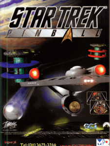 Propaganda Star Trek Pinball - Revista do CD-Rom 35 - 1998