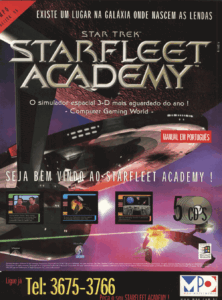 Propaganda Star Trek Starfleet Academy - BIGMAX 18 - 1998