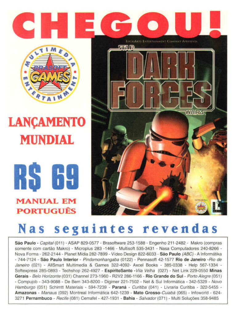 Propaganda Star Wars Dark Forces - CPU-PC 17 - 1995