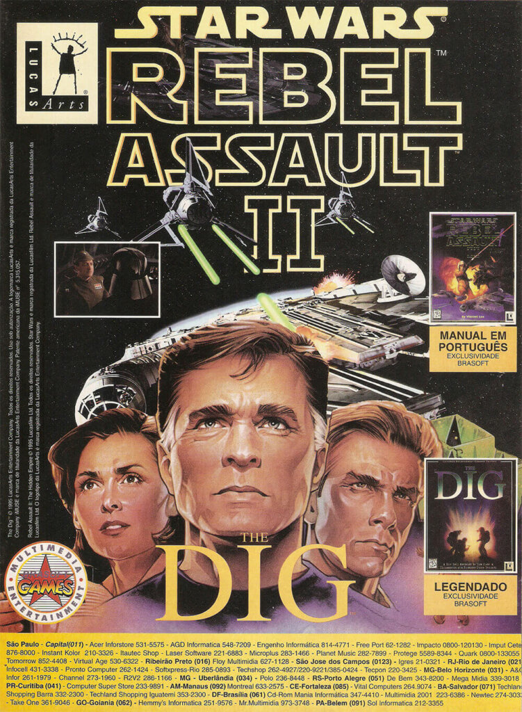 Propaganda Star Wars Rebel Assault 2 - Computer Games 18 - 1995