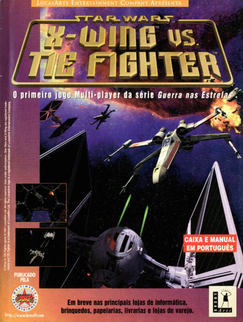 Propaganda Star Wars X-Wing vs Tie Fighter - PC Player 10 - 1997