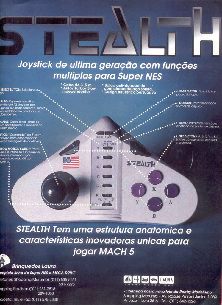 Propaganda Stealth - Ação Games 25 - 1992