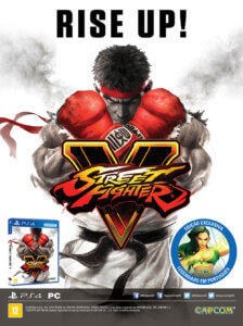 Propaganda Street Fighter V - Revista PlayStation 216 - 2016
