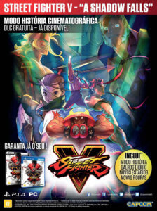 Propaganda Street Fighter V - Revista PlayStation 222 - 2016