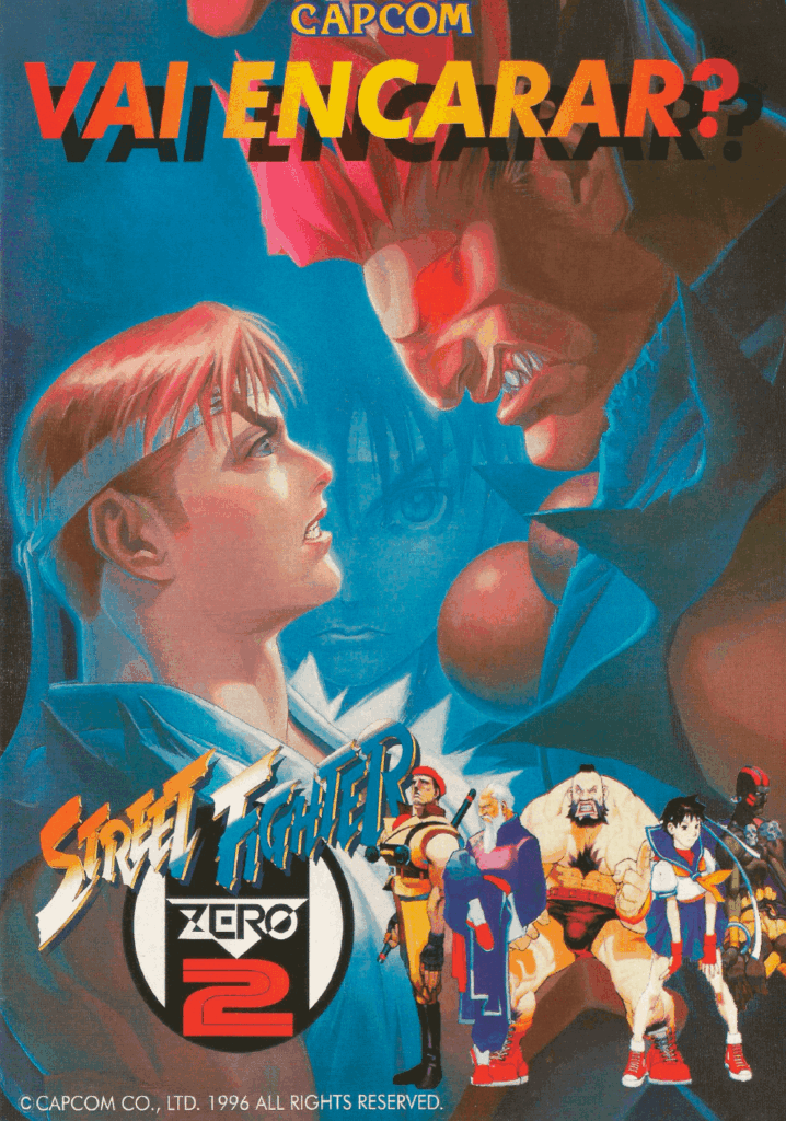 Propaganda Street Fighter Zero 2 - VideoGame 62 - 1996