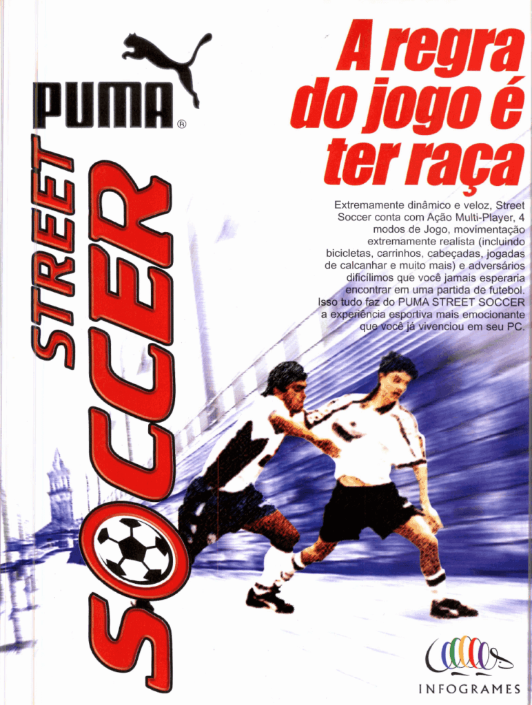 Propaganda Street Soccer - Revista do CD-Rom 50 - 1999