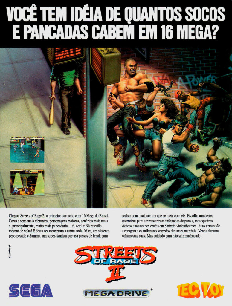 Propaganda Streets of Rage II - SuperGame 22 - 1993