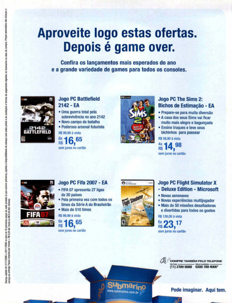 Propaganda Submarino - PC Master 113 - 2006