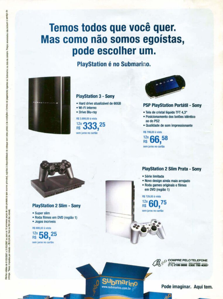Propaganda Submarino - PSWorld 40 - 2007