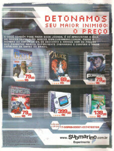 Propaganda Submarino - SuperGamePower 90 - 2001
