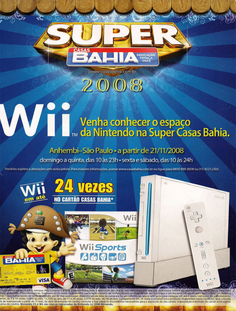 Propaganda Super Casa Bahia - NGamer Brasil 18 - 2008