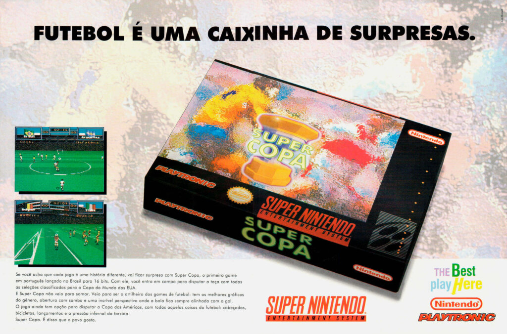 Propaganda Super Copa - VideoGame 40 - 1994
