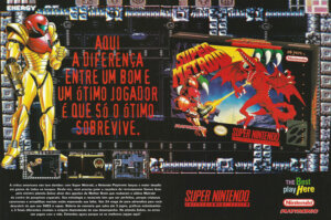 Propaganda Super Metroid - SuperGamePower 05 - 1994