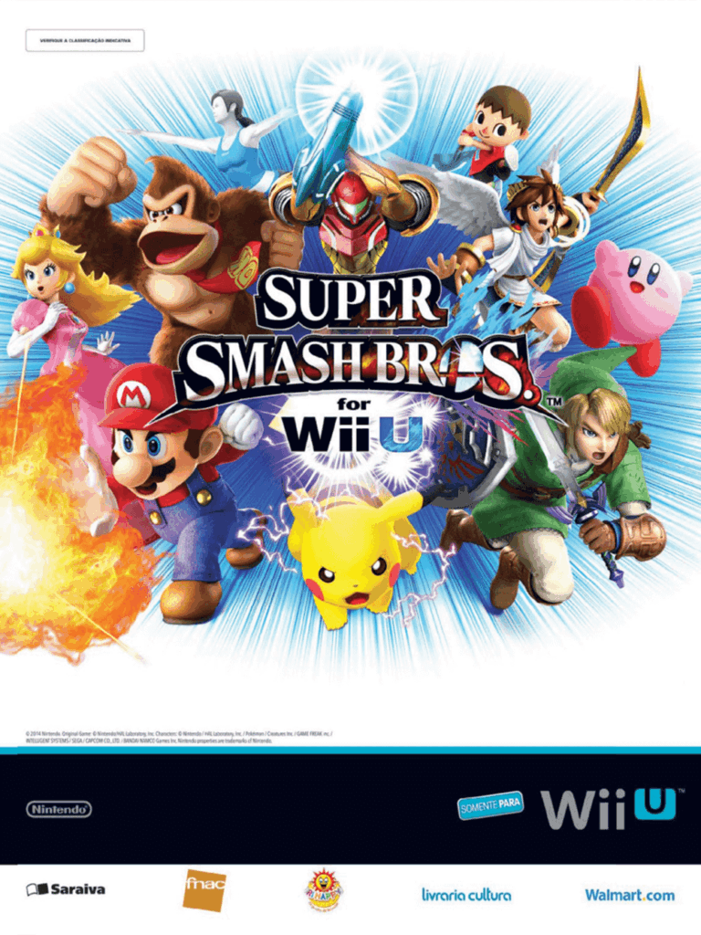 Propaganda Super Smash Bros Wii U - Nintendo World 187 - 2014