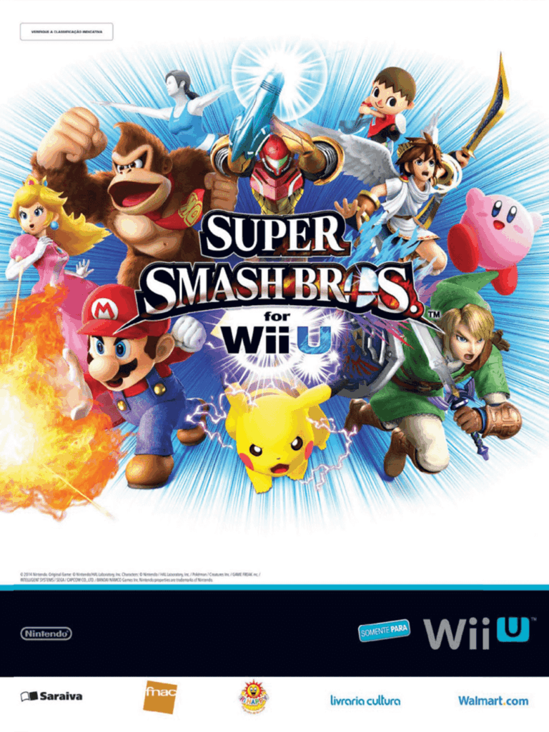 Propaganda Super Smash Bros Wii U - Nintendo World 187 - 2014