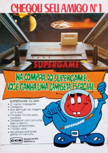 Propaganda Supergame CCE (Almanaque da Monica) - 1984