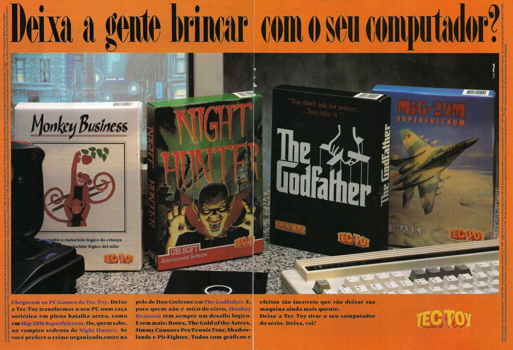 Propaganda TecToy - Computer Games 01 - 1993