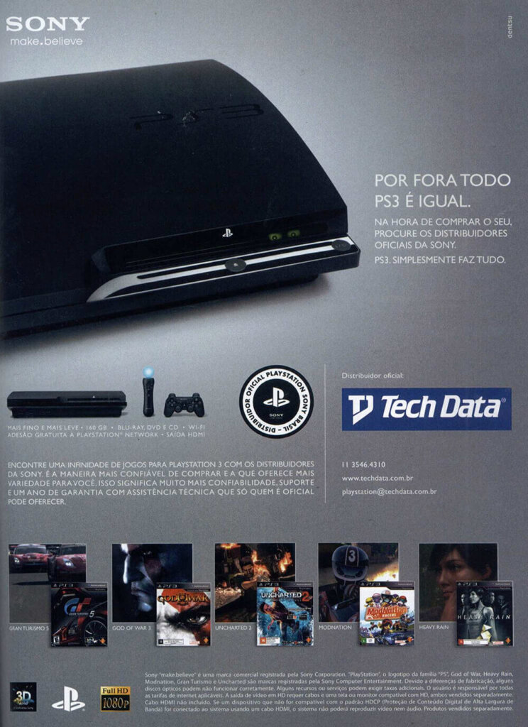 Propaganda Tech Data - Dicas & Truques para PlayStation 144 - 2011