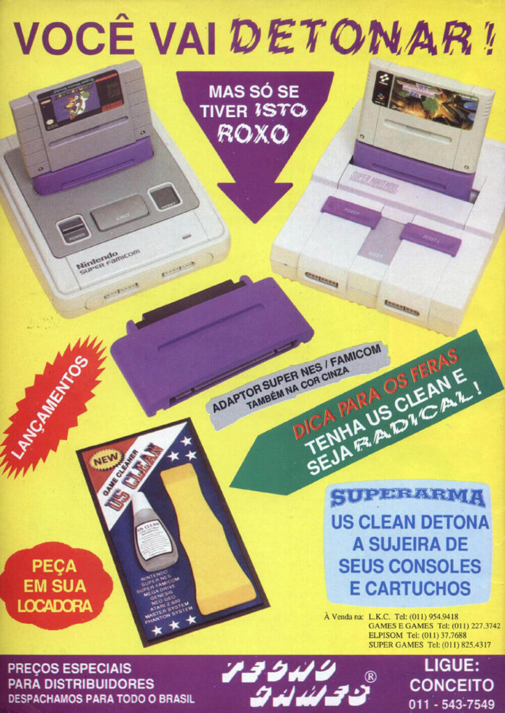Propaganda Tecno Games - Cinevideo Games 05 - 1992