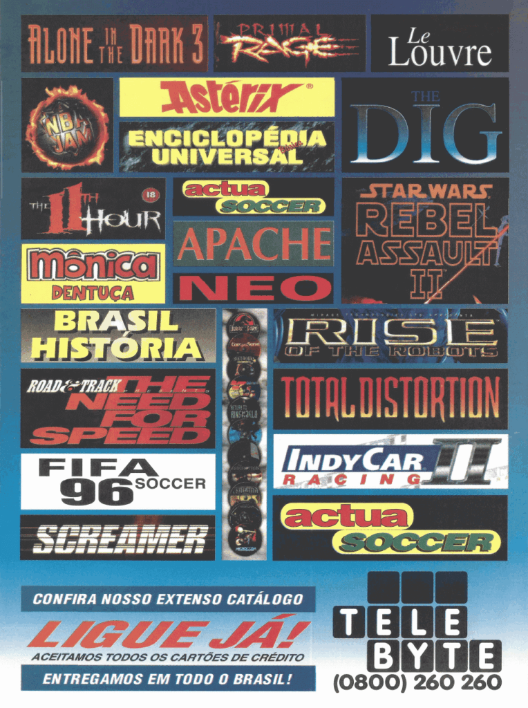 Propaganda Tele Byte - Revista do CD-Rom 09 - 1996