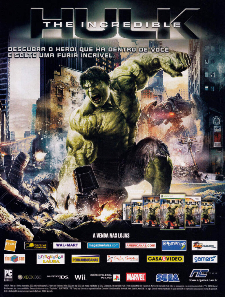 Propaganda The Incredible Hulk - Nintendo World 113 - 2008
