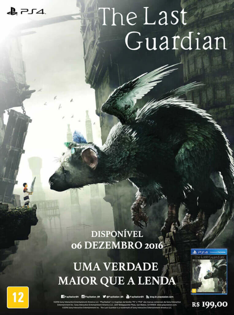 Propaganda The Last Guardian - Revista PlayStation 225 - 2016