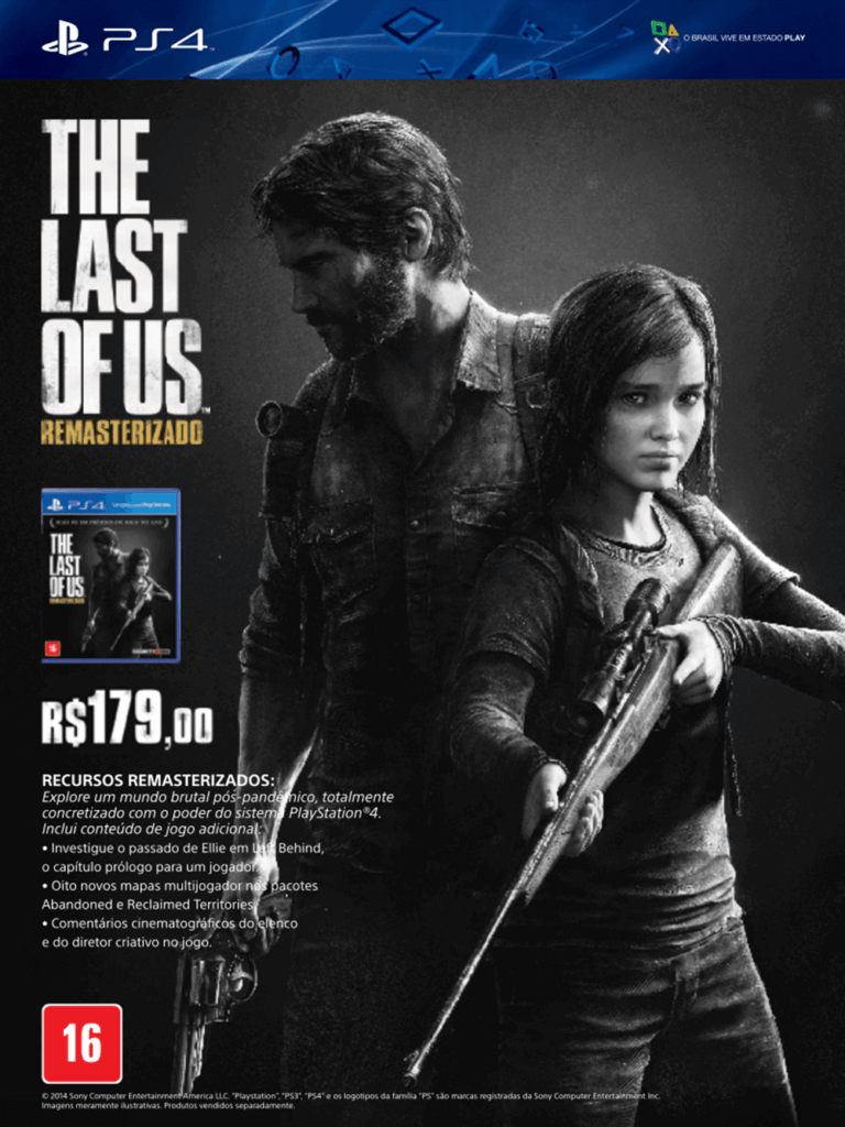 Propaganda The Last of Us Remasterizado - PlayStation 193 - 2014