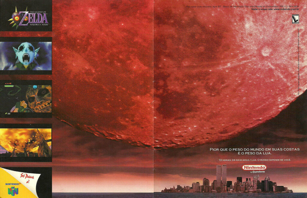 Propaganda The Legend of Zelda Majora's Mask - Nintendo World 27 - 2000