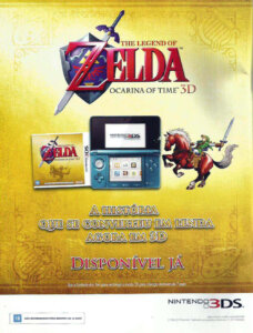 Propaganda The Legend of Zelda Ocarina of Time 3D - Nintendo Collection 01 - 2011